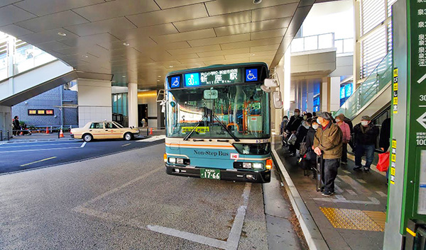 『朝霞駅南口駅』 『新座栄』 『成増』 『長久保』に乗車